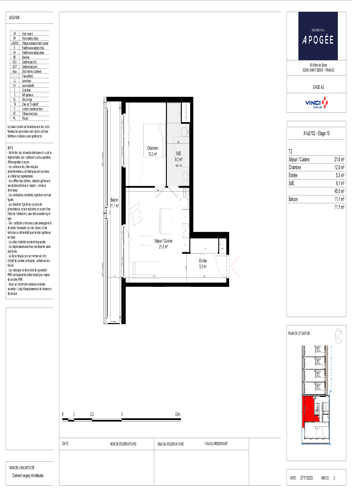 Immobilier neuf à SAINT DENIS - APOGEE | VINCI Immobilier