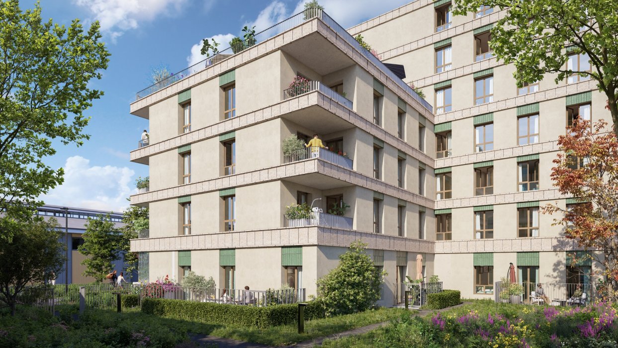 programme immobilier neuf à AUBERVILLIERS - PASSERELLE DU CHEMIN VERT VINCI Immobilier