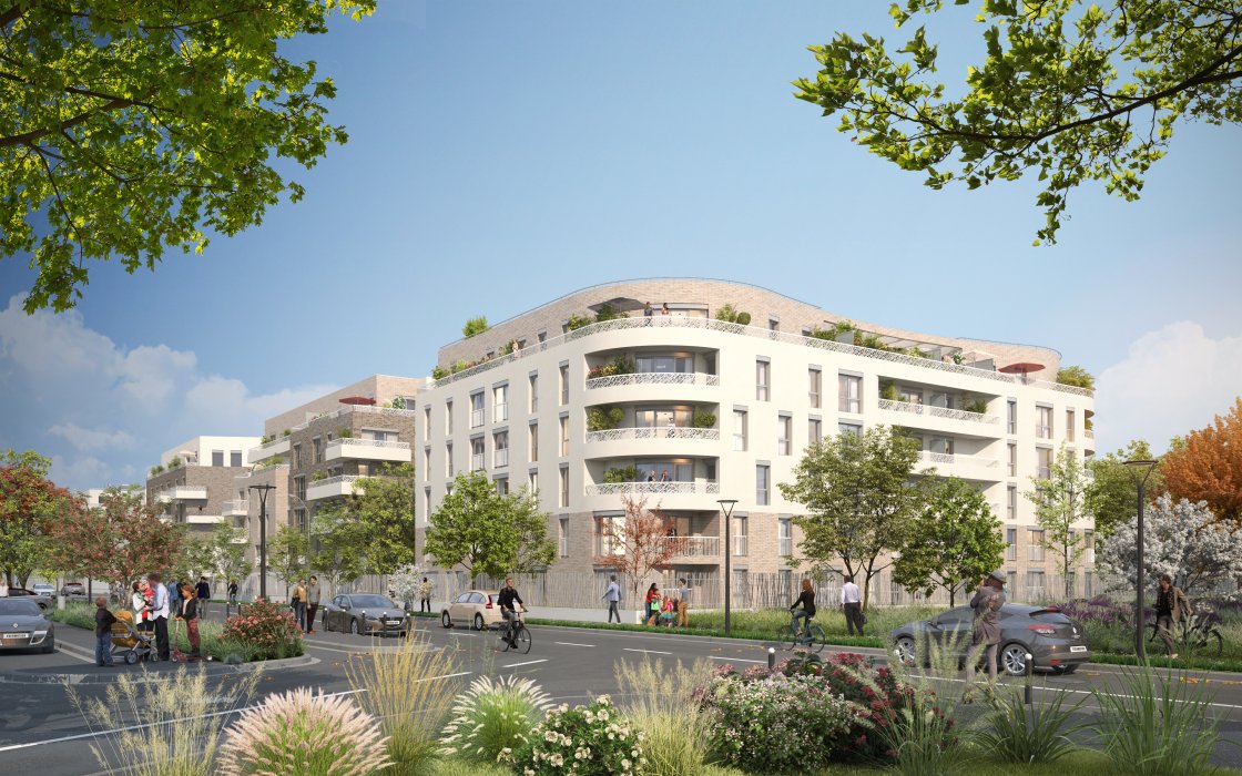 programme immobilier neuf à AULNAY SOUS BOIS - LE CLOS CHAGALL VINCI Immobilier