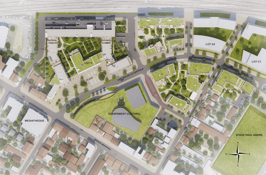 programme immobilier neuf à DRANCY - LES TERRASSES MARCEAU TR2 D1 VINCI Immobilier