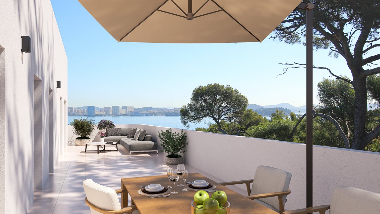 programme immobilier neuf à LA SEYNE-SUR-MER - LA PRESQU'ÎLE - Villas et Appartements VINCI Immobilier