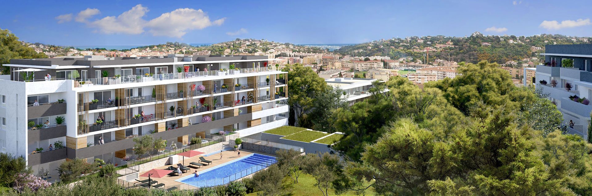 programme immobilier neuf à VALLAURIS - PUR AZUR VINCI Immobilier