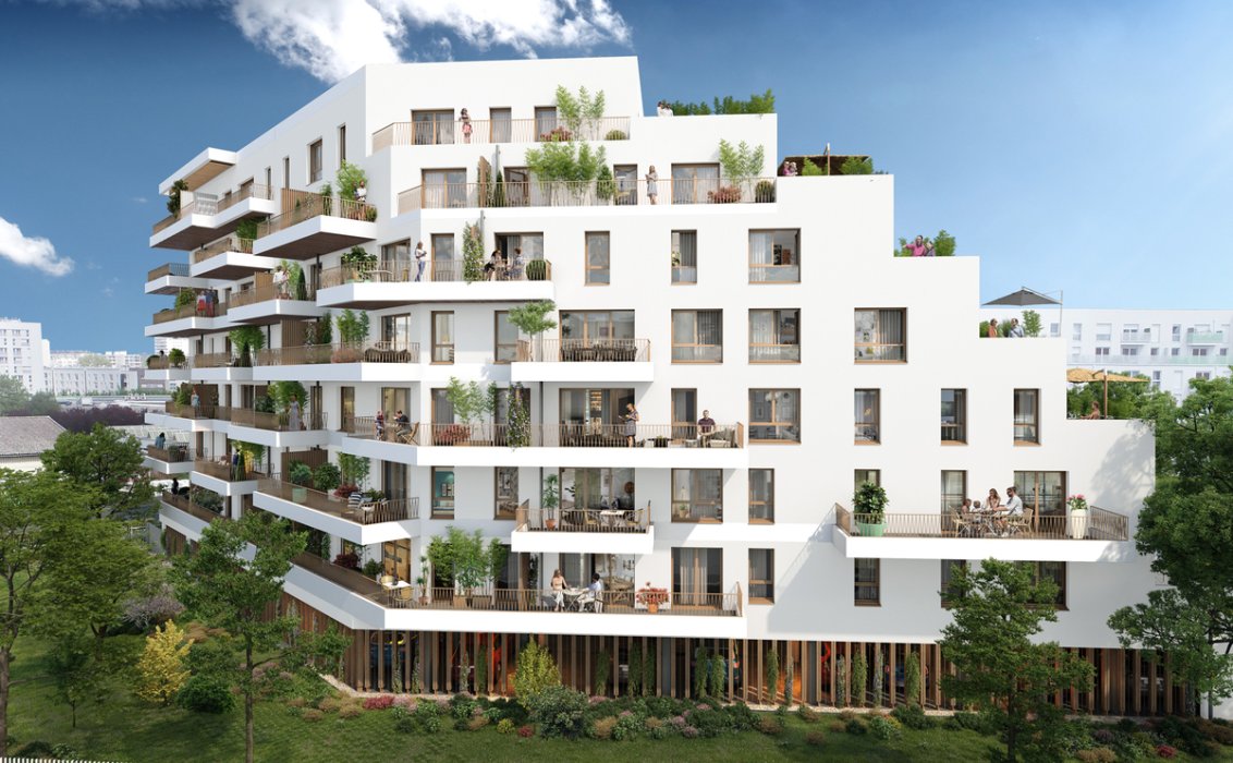 programme immobilier neuf à VILLENEUVE LA GARENNE - ILOT VERT VINCI Immobilier