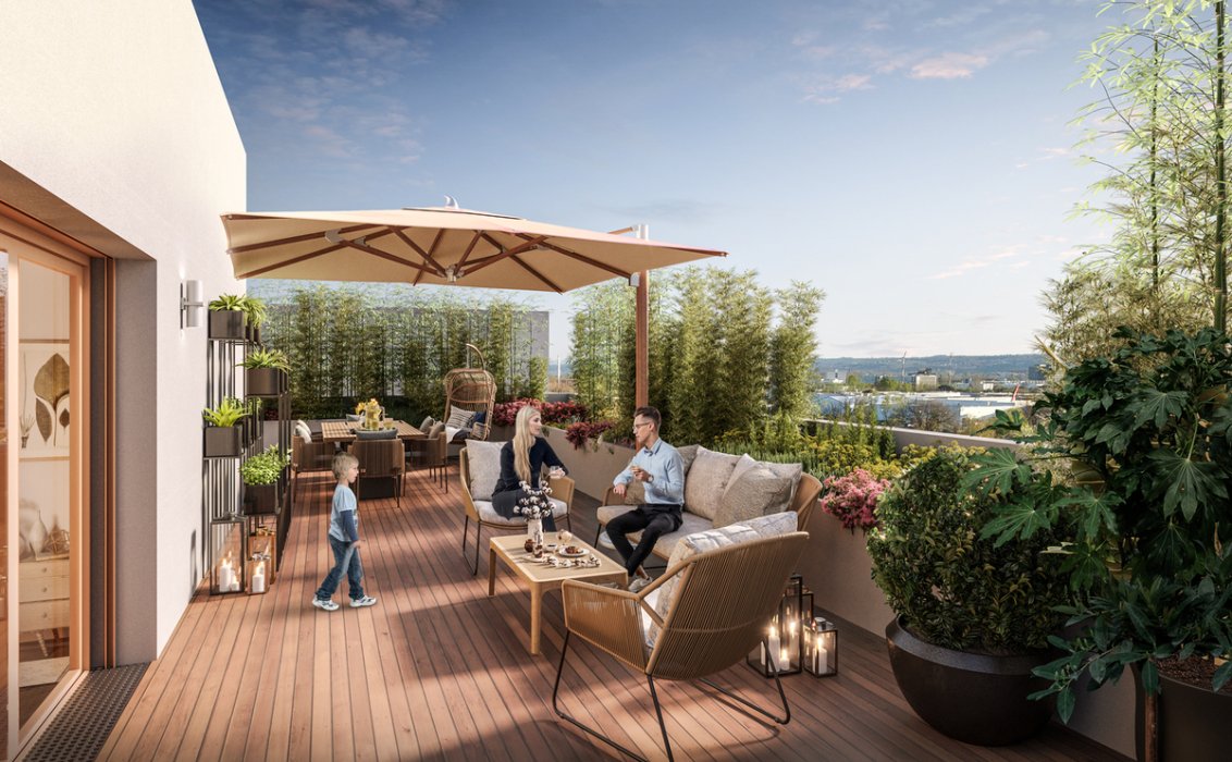 programme immobilier neuf à VILLENEUVE LA GARENNE - ILOT VERT VINCI Immobilier