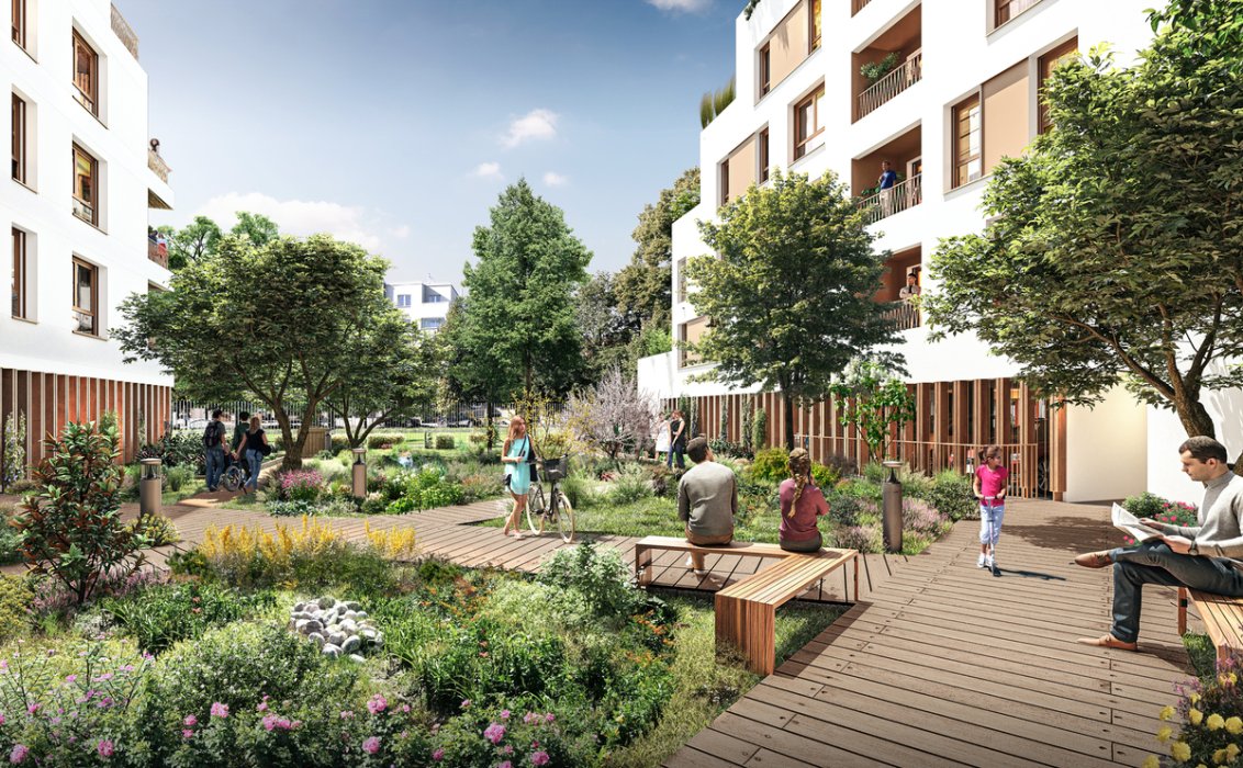 programme immobilier neuf à VILLENEUVE LA GARENNE - ILOT VERT VINCI Immobilier