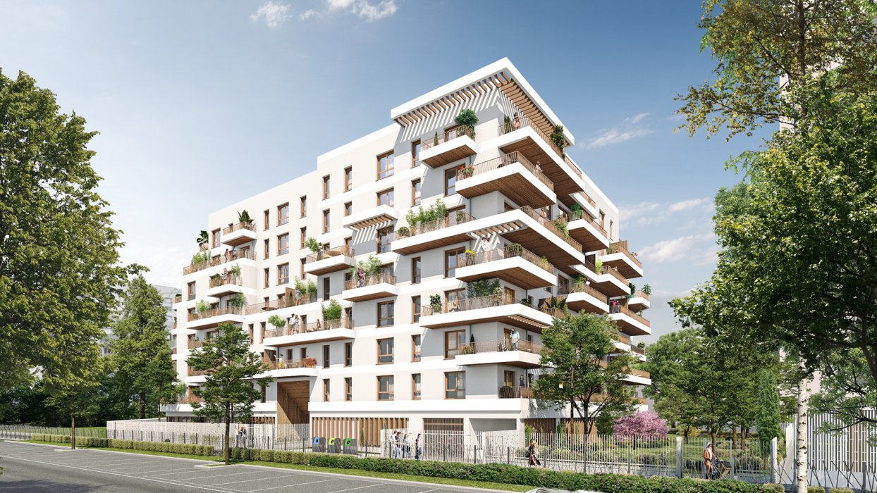 programme immobilier neuf à VILLENEUVE LA GARENNE - ILOT VERT VINCI Immobilier